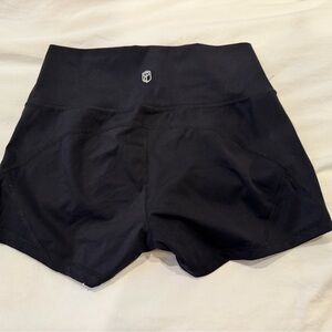 Born Primitive Women's Midnight Black Athletic Shorts